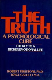 Cover of The truth by Robert Firestone