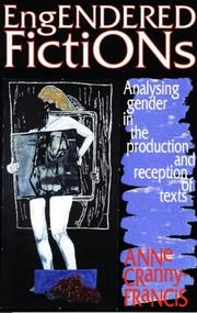 Front cover of Engendered fiction by Anne Cranny-Francis
