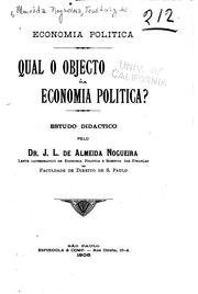 Front cover of Economia politica by Almeida Nogueira