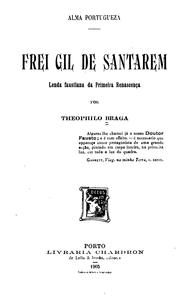 Cover of Frei Gil de Santarem by Teófilo Braga