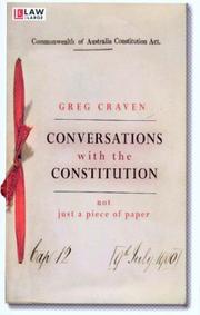 Cover of Conversations with the Constitution by Gregory Craven