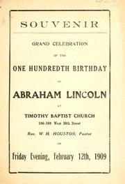 Front cover of Souvenir by Timothy Baptist Church