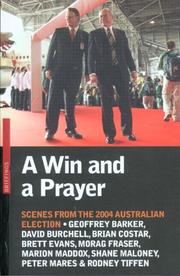 Cover of A win and a prayer by Thomas, Julian