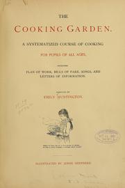Front cover of The cooking garden by Emily Huntington