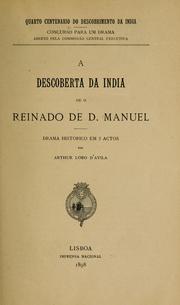 Front cover of A descoberta da India by Arthur Lobo d'Avila
