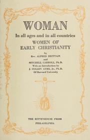 Cover of Women of early Christianity by Alfred Brittain