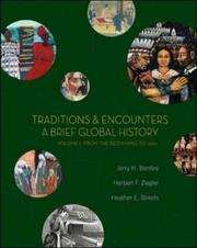 Front cover of Traditions & encounters : a brief global history by Jerry Bentley