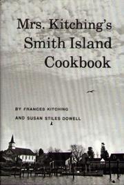 Front cover of Mrs. Kitching's Smith Island cookbook by Frances Kitching