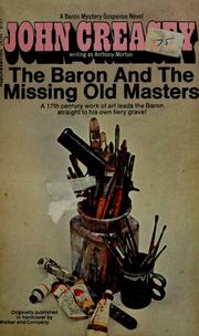 Front cover of The baron and the missing old masters by John Creasey