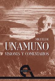 Front cover of Visiones y comentarios by Miguel de Unamuno