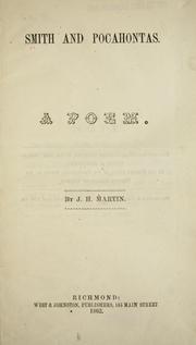 Front cover of Smith and Pocahontas by Martin, Joseph H.