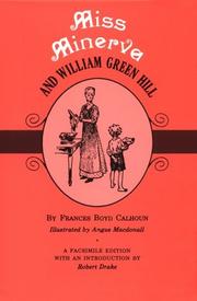 Front cover of Miss Minerva and William Green Hill by Frances Boyd Calhoun