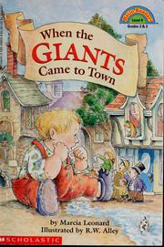 Front cover of When the Giants Came to Town by Marcia Leonard