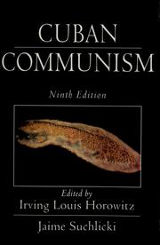 Cover of Cuban communism by Jaime Suchlicki