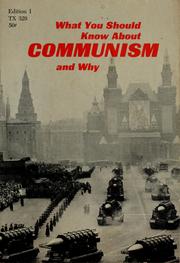 Front cover of What you should know about communism and why by Matthew Mestrovic