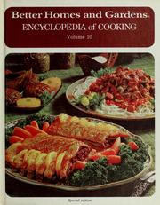 Front cover of Better homes and gardens encyclopedia of cooking by Unknown