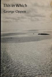 Cover of This in which by George Oppen