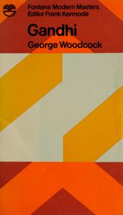 Front cover of Mohandas Gandhi by George Woodcock