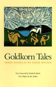 Front cover of Goldkorn tales by Leslie Epstein