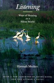 Cover of Listening by Hannah Merker
