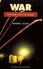 Cover of War by Joseph L. Allen