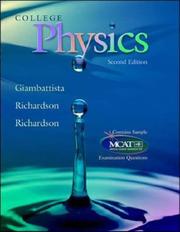 Front cover of College Physics, Volume One by Alan Giambattista