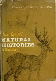 Front cover of Histoires naturelles by Renard, Jules