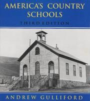 Front cover of America's country schools by Andrew Gulliford