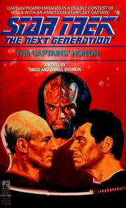 Front cover of Star Trek The Next Generation - The Captains' Honor by David Dvorkin