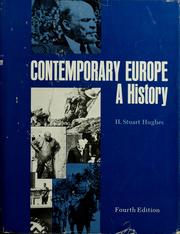 Front cover of Contemporary Europe by H. Stuart Hughes
