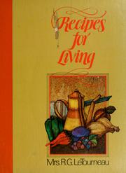 Front cover of Recipes for living by LeTourneau, R. G. Mrs.
