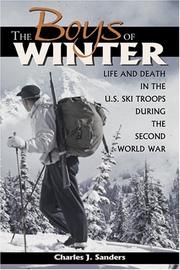 Cover of The Boys of Winter by Charles J. Sanders