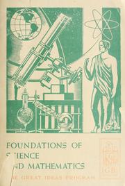 Front cover of Foundations of science and mathematics by Mortimer J. Adler