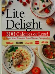 Cover of Lite delight by Publications International, Ltd