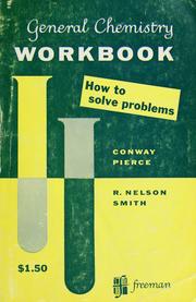 Front cover of General chemistry workbook by Willis Conway Pierce