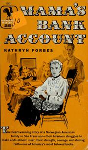 Cover of Mama's bank account by Kathryn Forbes