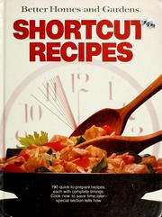 Cover of Better homes and gardens shortcut recipes by Joy Taylor