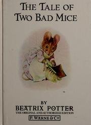 Front cover of The Tale of Two Bad Mice by Beatrix Potter