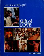 Front cover of And these thy gifts by Elizabeth McMahon Jeep