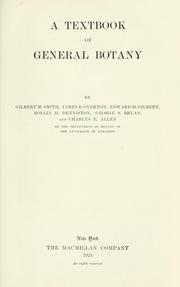 Front cover of A textbook of general botany by Gilbert Morgan Smith