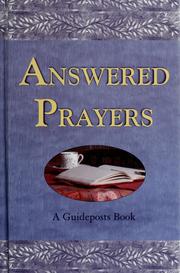 Front cover of Answered prayers by Rebecca Laird
