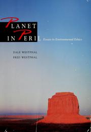 Cover of Planet in peril by Fred A. Westphal