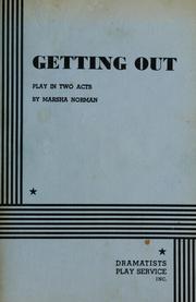 Cover of Getting out by Marsha Norman