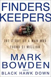 Cover of Finders Keepers by Mark Bowden