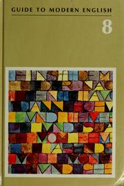Cover of Guide to modern English by Marguerite Blough