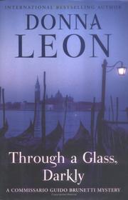 Front cover of Through a Glass, Darkly by Donna Leon