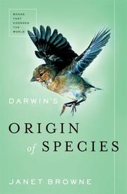 Front cover of Darwin's Origin of Species by Janet Browne