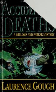 Cover of Accidental deaths by Laurence Gough
