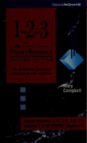 Cover of 1-2-3 by Mary Campbell