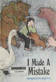 Cover of I made a mistake by Miriam Nerlove